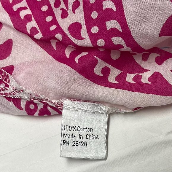 Talbots Paisley Swimsuit Cover Up Tunic Women's M - Picture 7 of 11